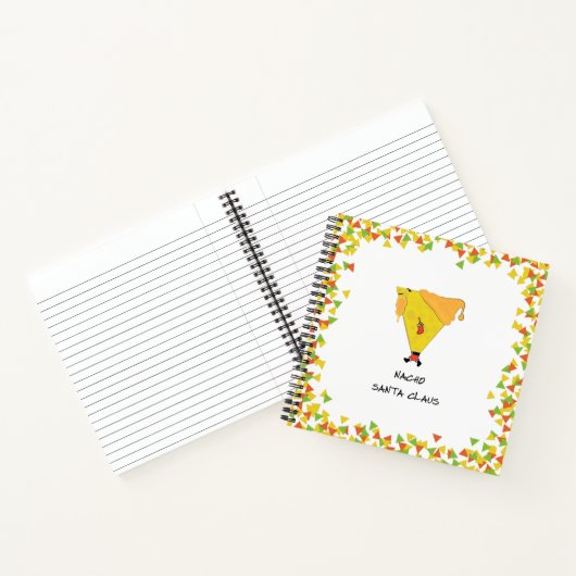 Carnet Père Noël Nacho avec chips (Intérieur)