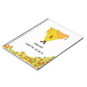 Carnet Père Noël Nacho avec chips (Côté gauche)