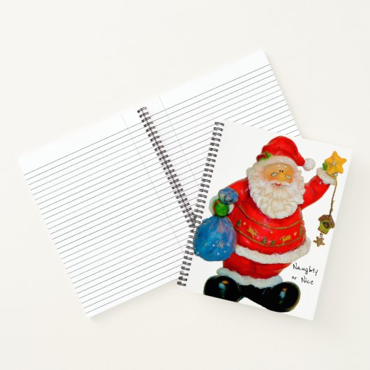 Carnet Père Noël Naughty ou Nice Liste (Intérieur)