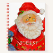 Carnet Père Noël Nice Liste (Devant)