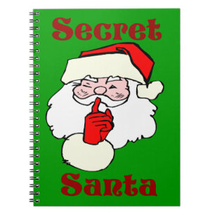 Carnet Père Noël secrète sur Noël vert