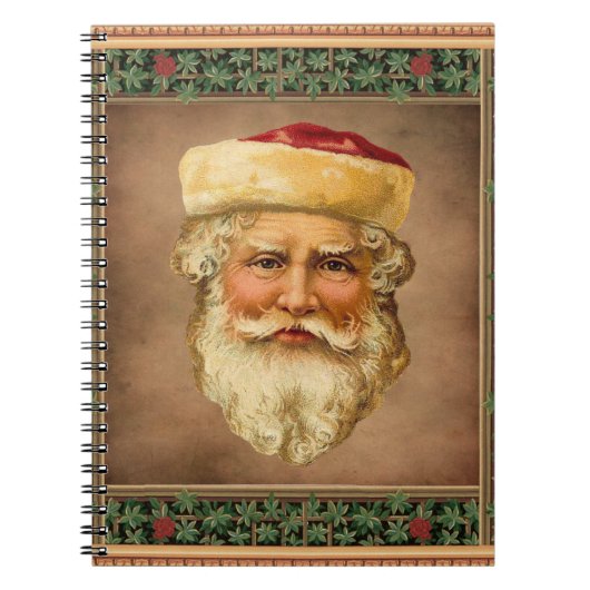 Carnet Père Noël Vintage (Devant)