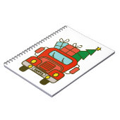 Carnet Père Noël vue de devant Joyeux Noël (Côté gauche)