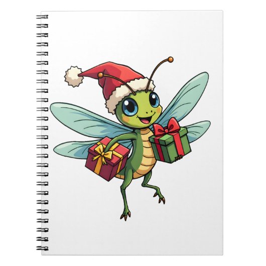 Carnet Père Noël's Dragonfly Helper (Devant)