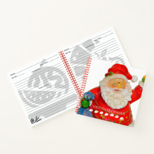 Carnet Père Père Noël Recettes pour le dîner de Noël