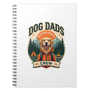 Carnet Pères de chien vintage Équipe de sports de plein a