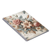 Carnet Perfection florale ancienne légère (Côté Droit)