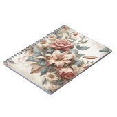 Carnet Perfection florale ancienne légère (Côté gauche)