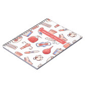 Carnet Période / Cycle menstruel - Votre Nom /Monogramme (Côté gauche)