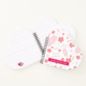 Carnet Période / Cycle menstruel - Votre Nom /Monogramme (Intérieur)