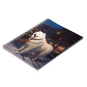 Carnet Période de fêtes de Noël Samoyède (Côté gauche)