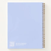 Carnet Periwinkle Aura Swatch Angel Number Notebook (Dos)