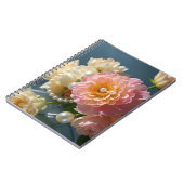 Carnet Perles aux fleurs roses (Côté gauche)