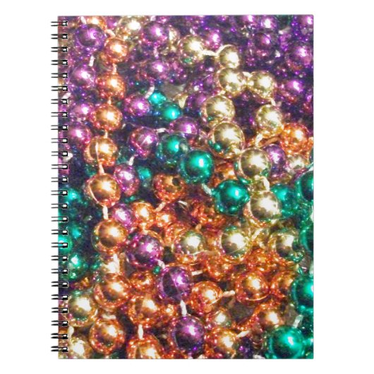 Carnet Perles Mardi Gras (Devant)