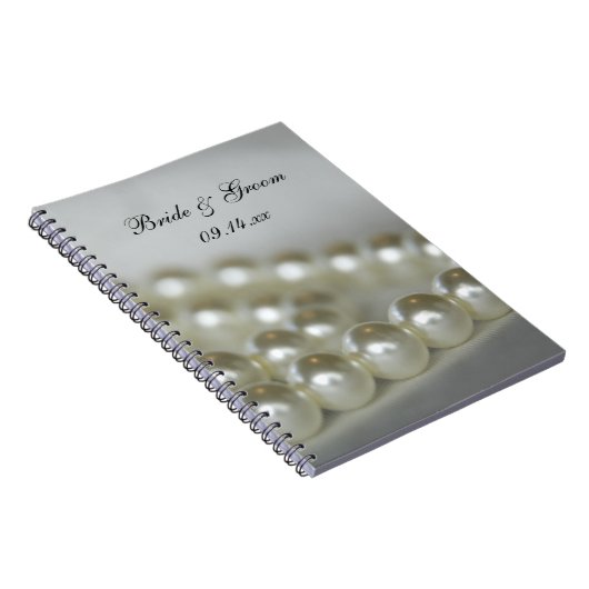 Carnet Perles Mariages blanches (Côté Droit)