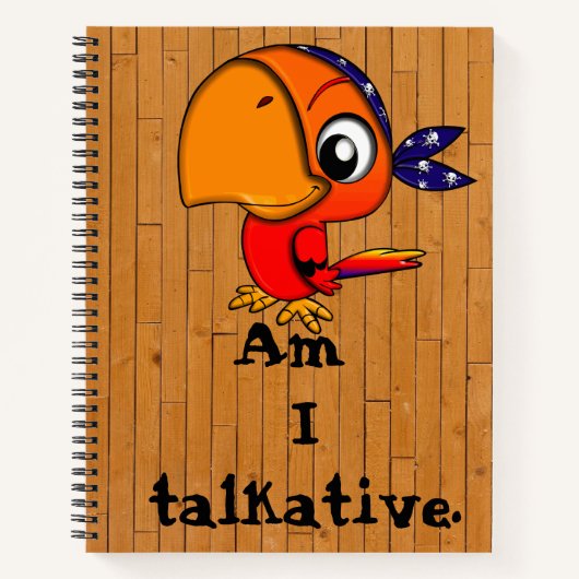 Carnet perroquet (Devant)