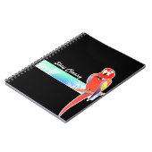 Carnet Perroquet chic (Côté gauche)