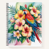 Carnet Perroquet exotique (Devant)