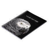 Carnet Perroquet Gris Africain (Côté gauche)