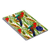 Carnet Perroquet King personnalisé (Côté Droit)