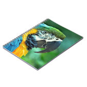 Carnet Perroquet macaou coloré (Côté gauche)