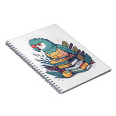Carnet perroquet mignon 1 (Côté Droit)