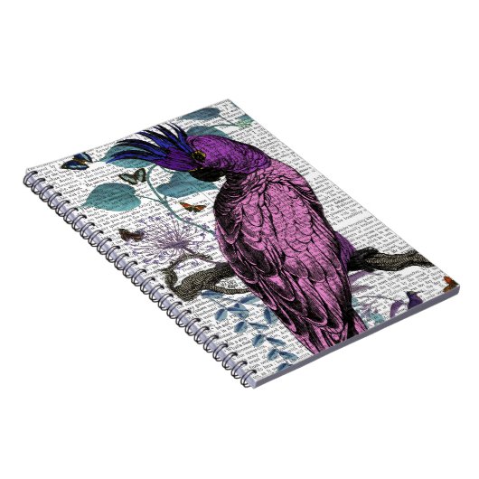 Carnet Perroquet rose (Côté Droit)