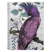 Carnet Perroquet rose (Devant)