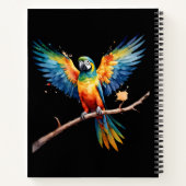 Carnet Perroquet tropical (Dos)