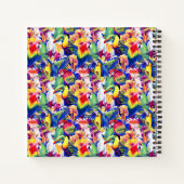 Carnet Perroquets aquarelles (Dos)