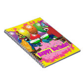 CARNET PERROQUETS D'ANNIVERSAIRE (Côté Droit)