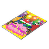 CARNET PERROQUETS D'ANNIVERSAIRE (Côté gauche)