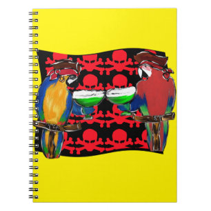Carnet Perroquets de pirates