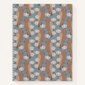 Carnet Perroquets et fleur de coton (Devant)