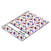 Carnet Perroquets et fleurs (Côté gauche)