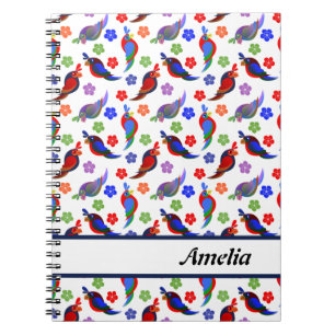 Carnet Perroquets et fleurs