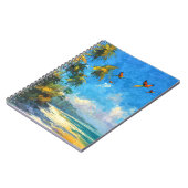 Carnet Perroquets Flying Tropical Ocean Sky Art (Côté gauche)