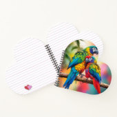 Carnet Perroquets Macaw Colorés Sur Une Branche-45739 (Intérieur)