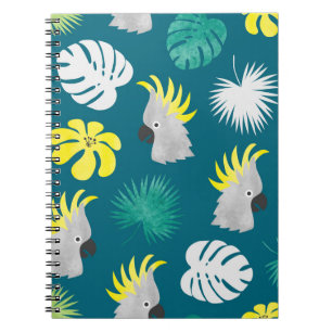 Carnet Perroquets tropicaux : Couleur d'eau
