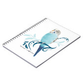 Carnet Perruche bleue (Côté gauche)