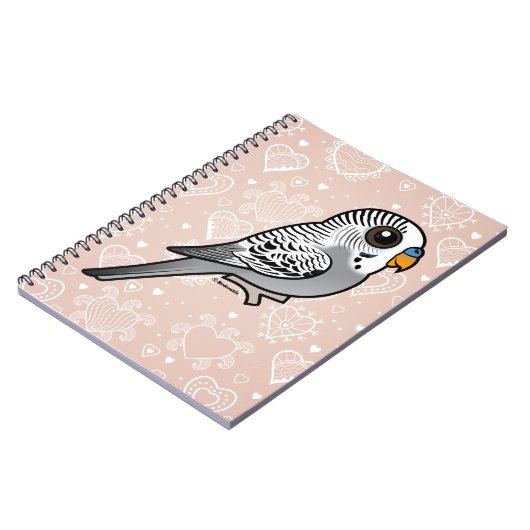 Carnet Perruche de gris de Birdorable (Côté gauche)