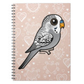 Carnet Perruche de gris de Birdorable (Devant)