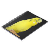 Carnet perruche jaune mignonne (Côté gauche)