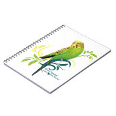 Carnet Perruche verte (Côté gauche)
