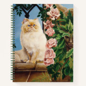 Carnet Perse Chat Rose Dryad (Devant)