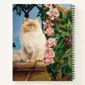 Carnet Perse Chat Rose Dryad (Dos)