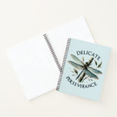 Carnet Persévérance délicate - libellule artistique (Intérieur)