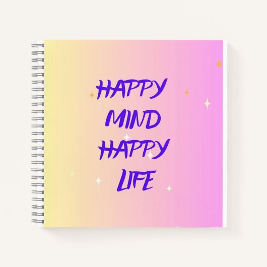 Carnet Personal Spiral Notebook – Motivational (Devant)