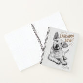 Carnet Personalisé Labrador Love Chien (Intérieur)