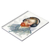Carnet PERSONALISE Rocking Vincent Portrait Notebook (Côté gauche)